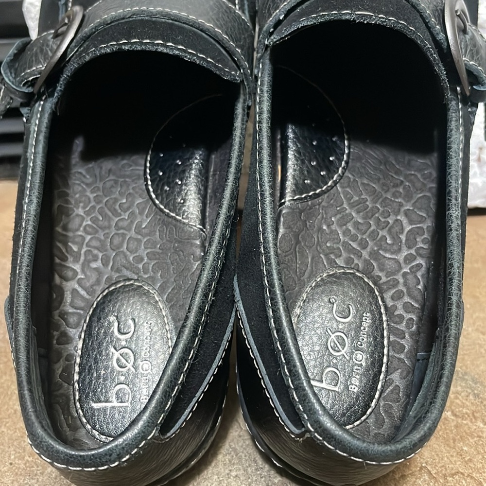 Born B.O.C. Black leather women’s shoes Size 8.5 - Picture 8 of 9